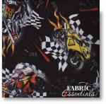 Blank Quilting - Speed Machines - BTR-4332-Black - BUY THE BOLT - 1 3/8 Yd Left